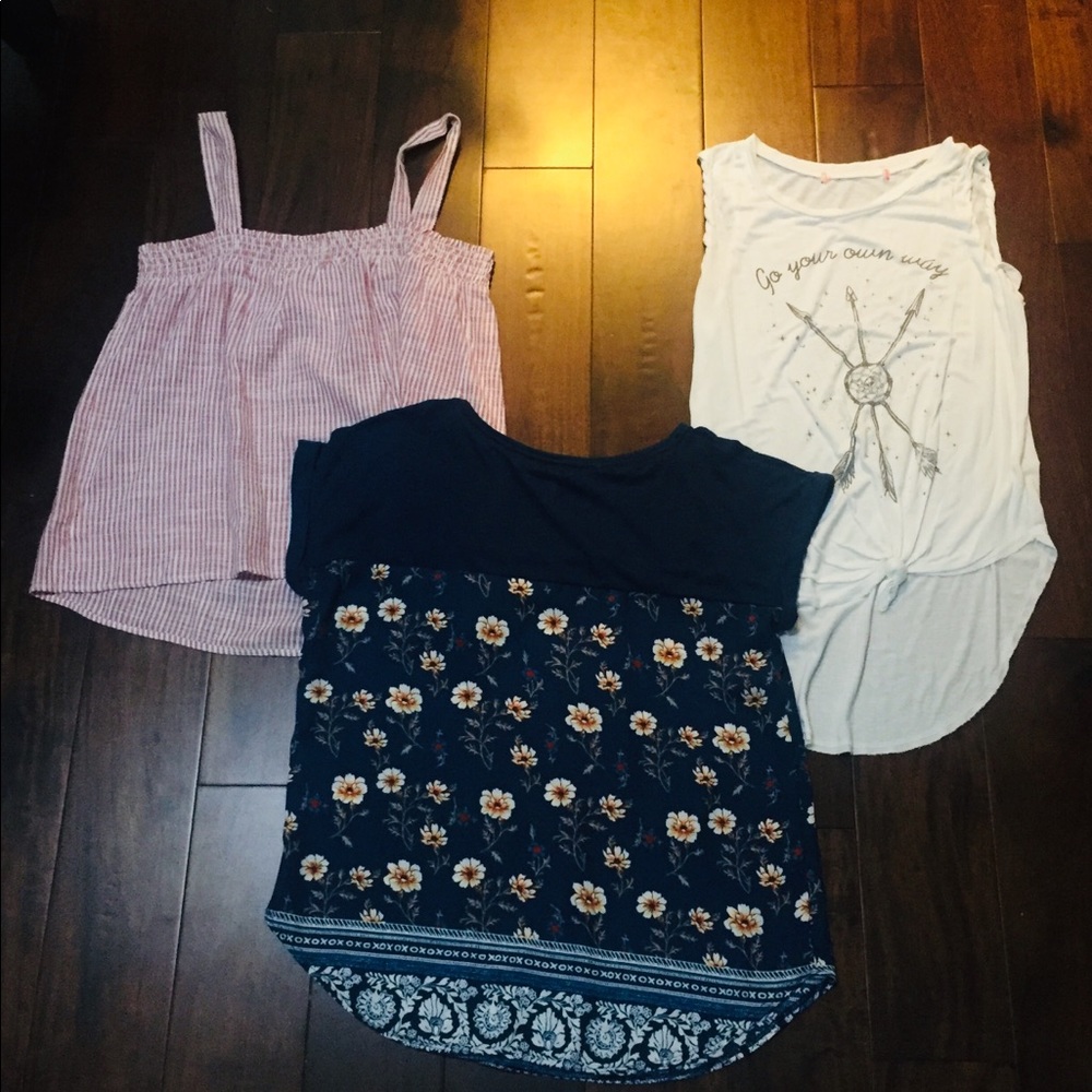 3 piece summer shirt set/lot women’s